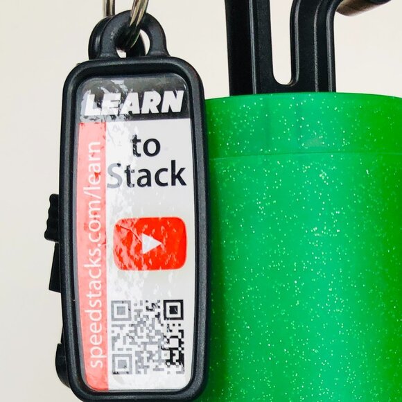 Speed Stacks Competition Cups Authentic Stacking Set -Metallic Green Brand New - Picture 7 of 12